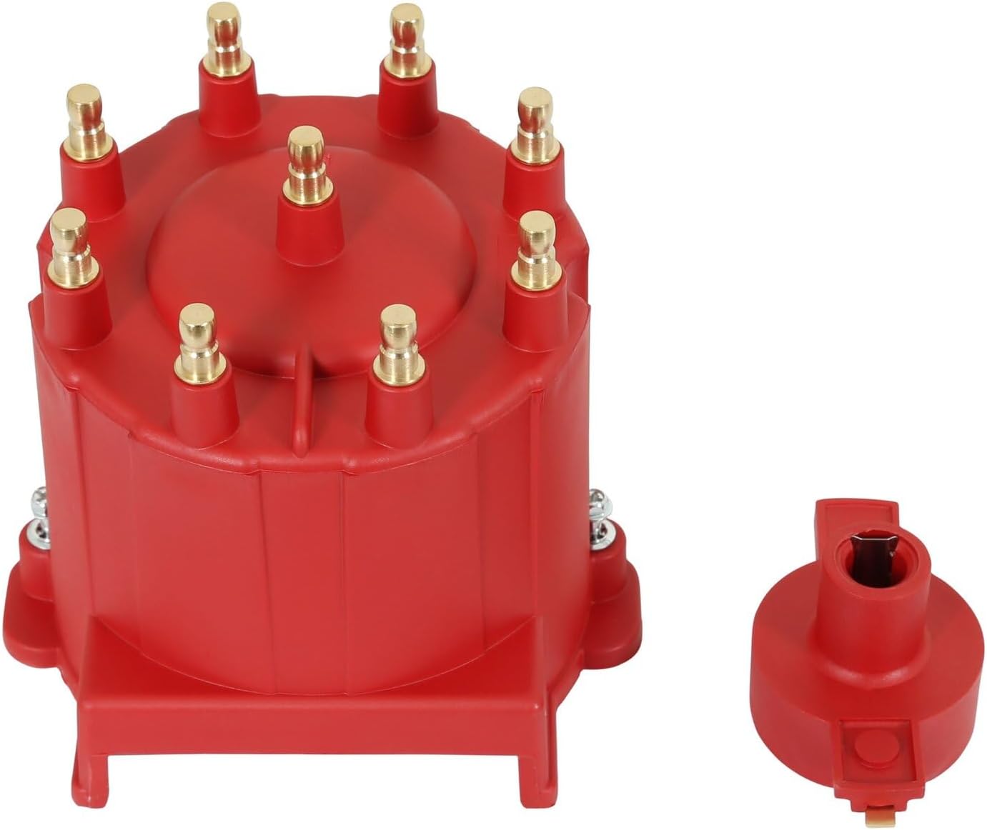 Tapa y rotor distribuidor rojo