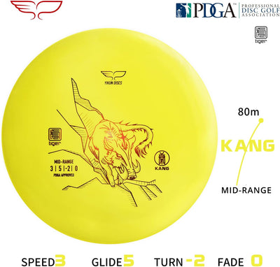 Disco golf PDGA estables 5.82-6.17oz versátil para competición