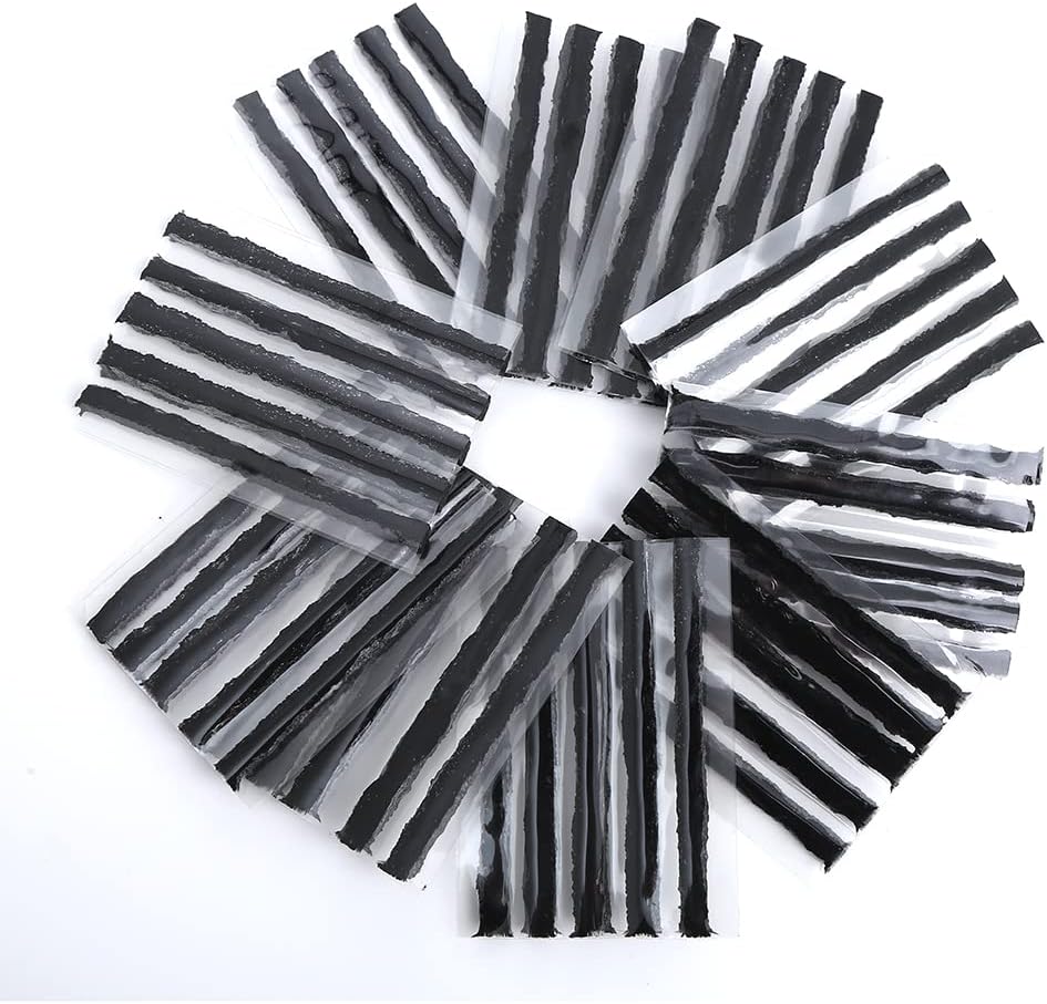 100 Tapones Neumáticos Goma 4/8 pulg Negro