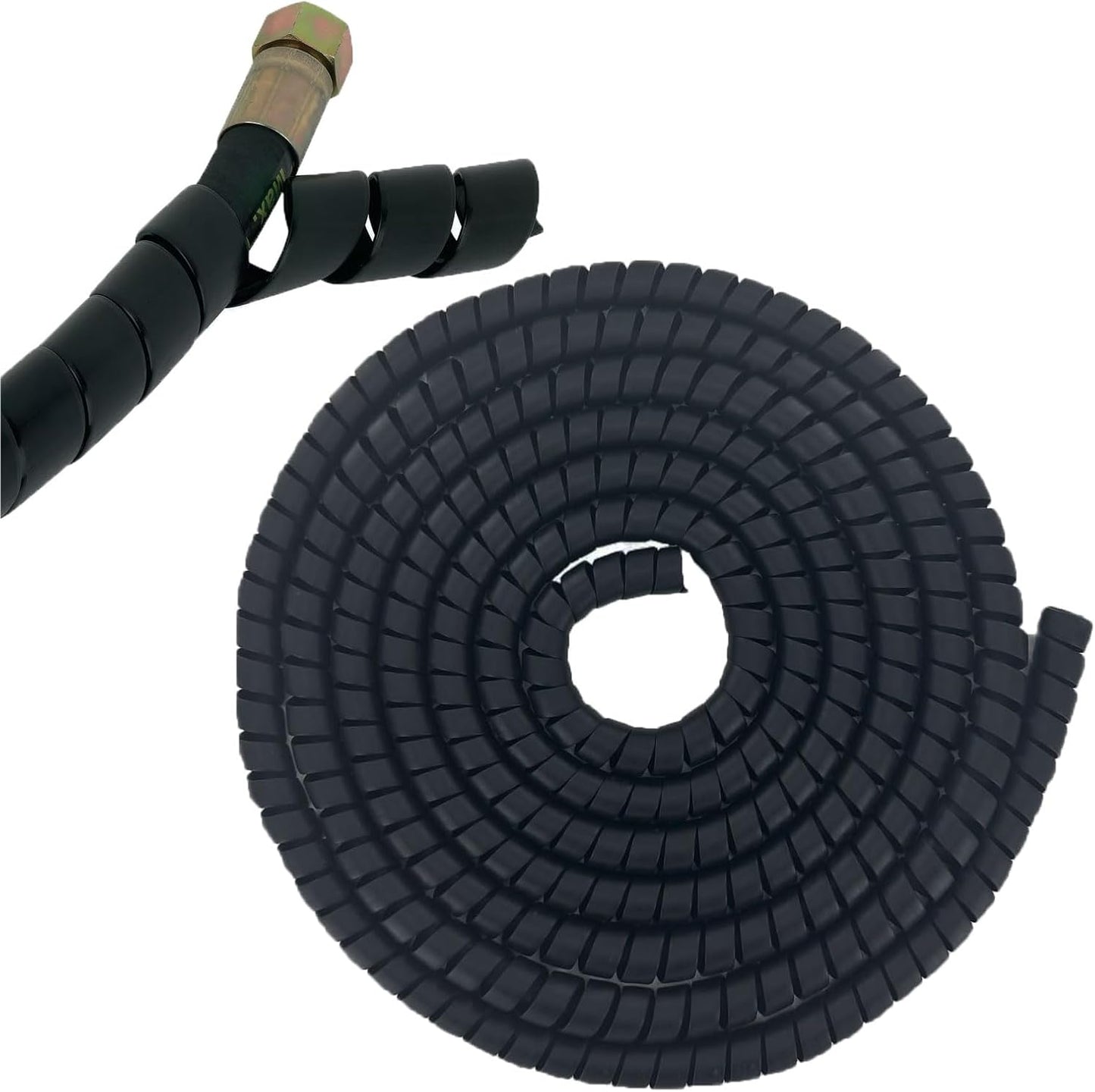 Protector cable espiral 1.25pulg x10ft precortado seguro