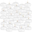 36 Velas Flotantes Blancas 3pulg Bodas Eventos