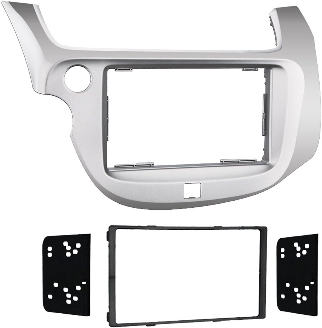 Kit Doble Din Honda Fit 09-13 Plata