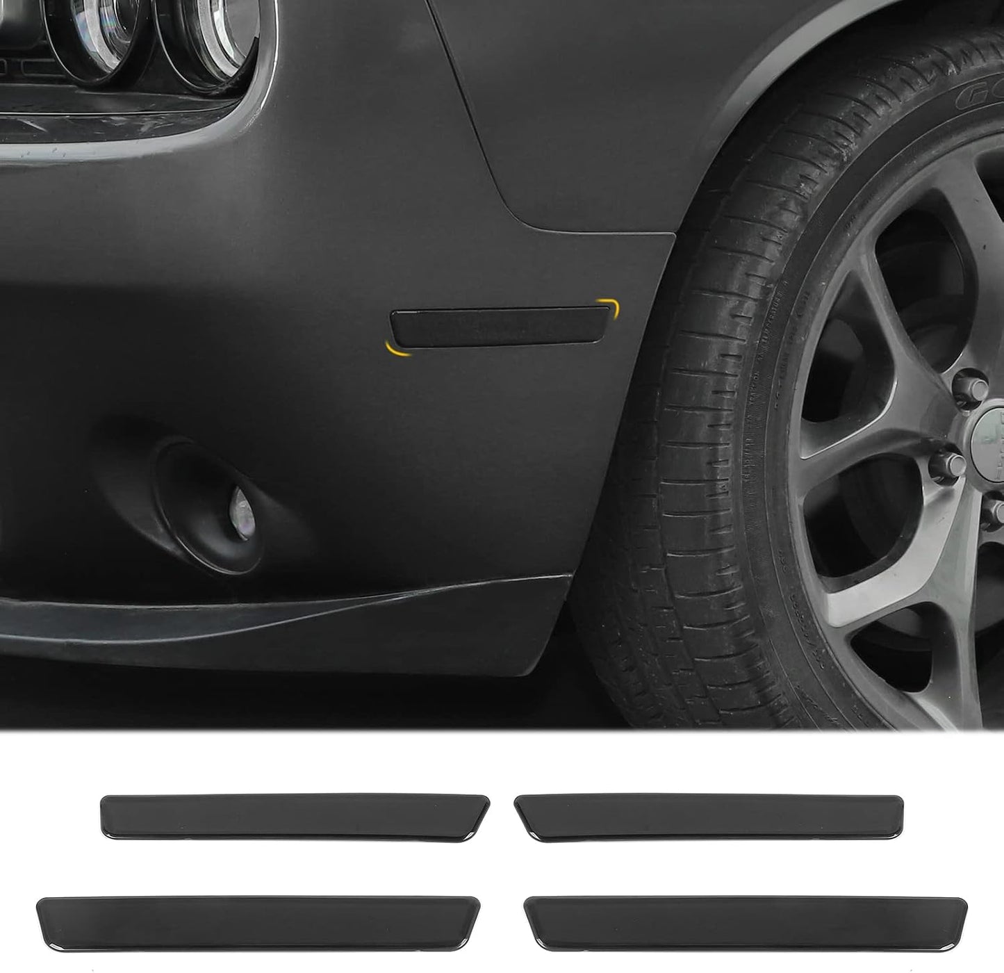 Cubierta luz lateral ahumada comp Dodge Challenger 15-23