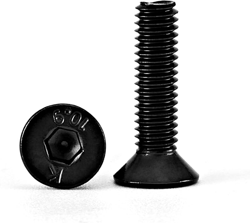 Tornillos hex M3-0.020 x 0.315pulg acero grado 10.9 negro