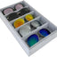 Organiz. joyas con divisores cajones gris
