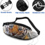 Riñonera con agujero auriculares bolsillo ajustable