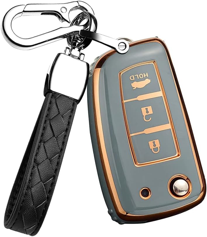 Funda TPU llave Nissan Rogue Select Sport 2021 gris azul