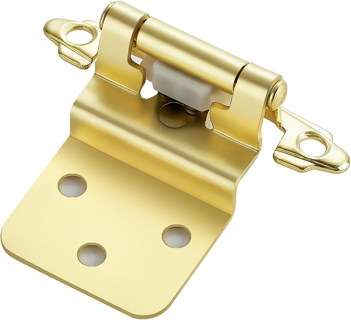 2 Pzas Bisagras Doradas 3/8" Puerta Armario
