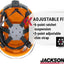 Casco construcción hombre visera abatible estilo escalada