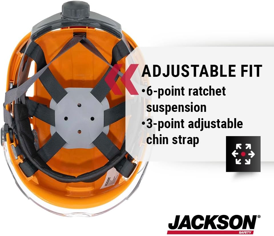 Casco construcción hombre visera abatible estilo escalada