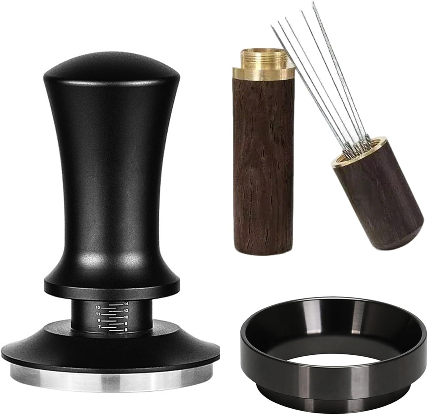 Set manipulación espresso acero inox embudo magnético