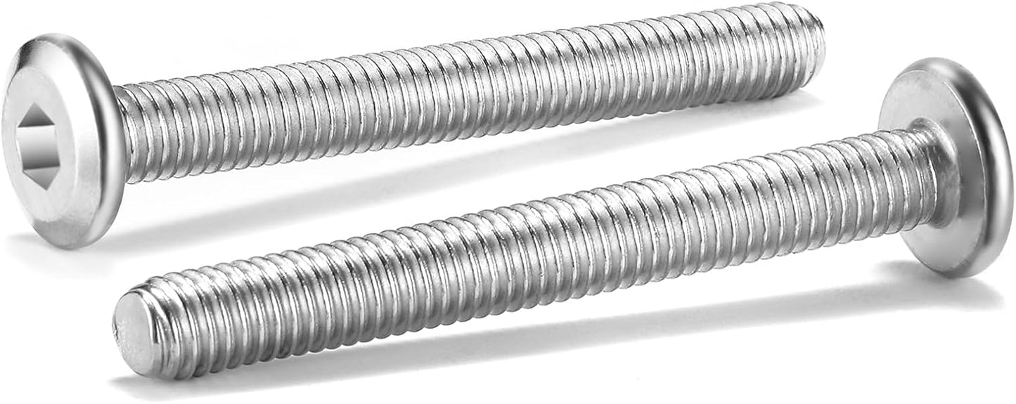 20 Pzas Tornillos M8x55mm Acero Inox 304 Hexagonal