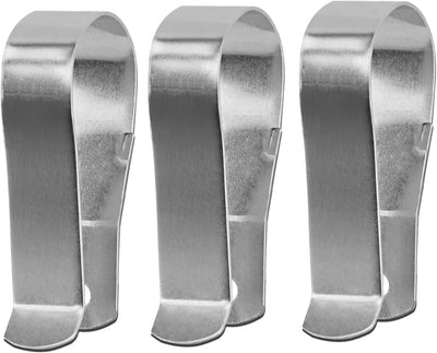 Clip visera puerta garaje Genie 37768A acero inox set 3