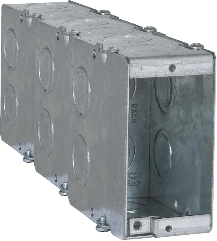 Caja mampostería 1 banda 3.5" 10 TKO gris set 3