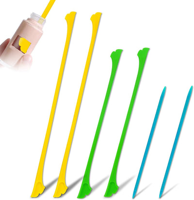 Set 6 Espátulas Silicona Mini Raspador Doble Extremo