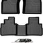 Alfombrillas Nissan Rogue 21-26 antideslizantes negras