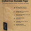 Bolsa papel reutiliz. para reciclaje y lavandería marrón