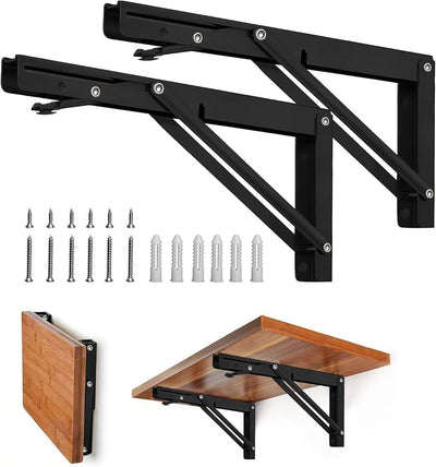 Soporte estante plegable metal 8pulg para mesa banco