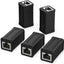Acoplador RJ45 Cat7 Cat6 Cat5e hembra a hembra 5 pzas