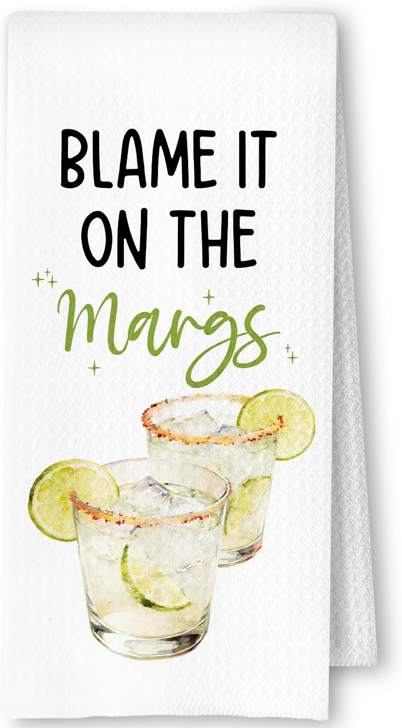 Toallas de cocina temáticas de Margarita, regalo para amantes del cóctel