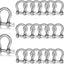 20 Grilletes Anclaje M6 Acero Inox 304 Resistentes