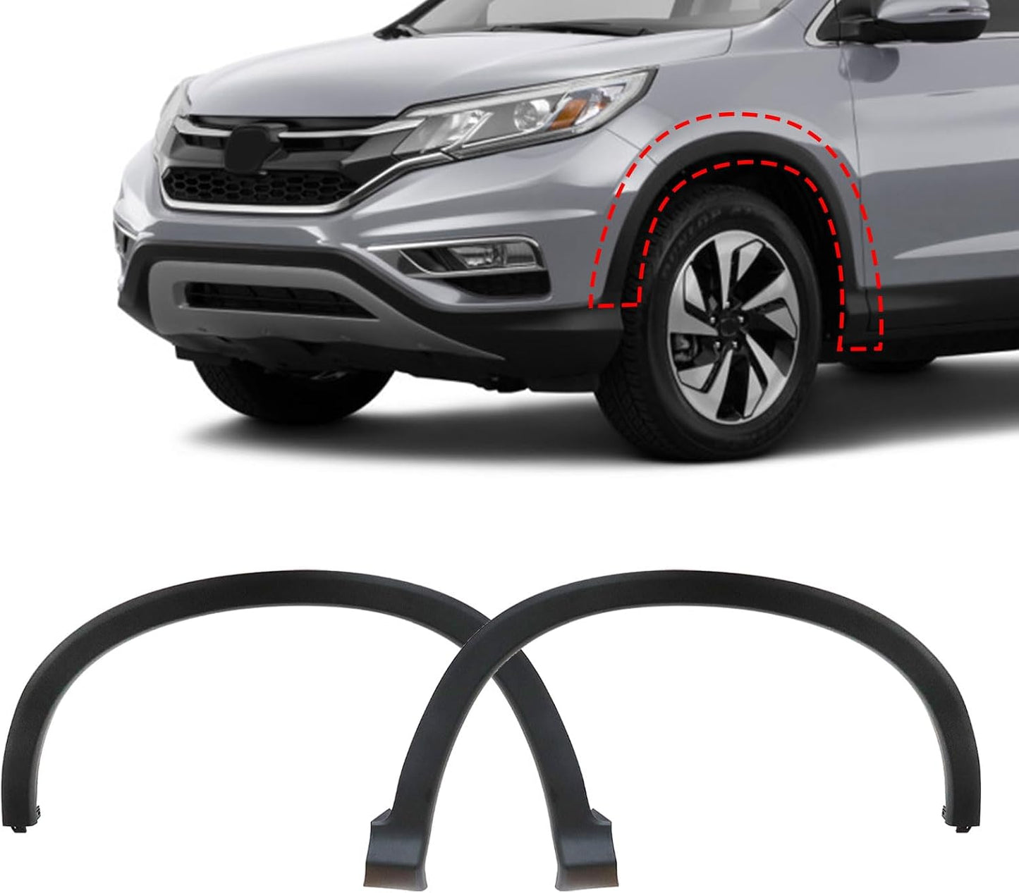 Moldura guardabarros delantero Honda CR-V 12-16 2.4L