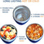 Termo acero inox 10oz sellado al vacío mini monstruo azul