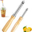 2 Perforadores Paja Acero Inox para Tapas Plástico