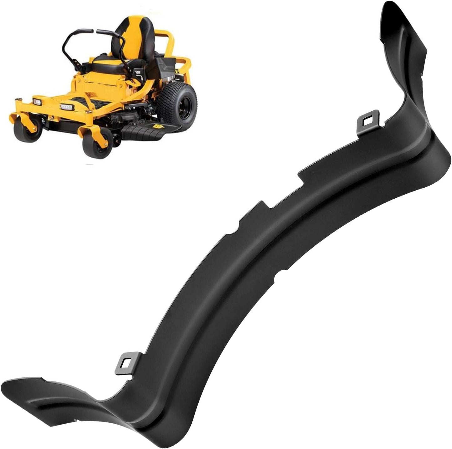 Baffle trasero Cub Cadet MTD GT RZT en polvo negro