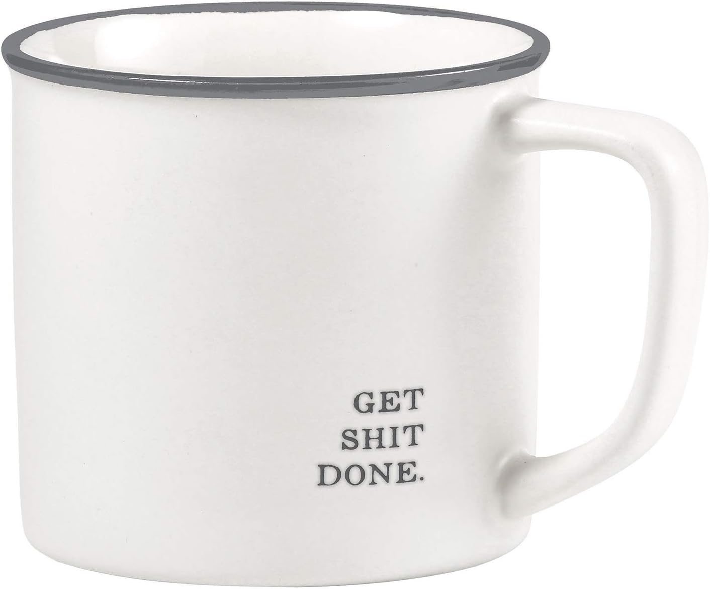 Tazas café gres 16oz diseños cara a cara blanco y negro