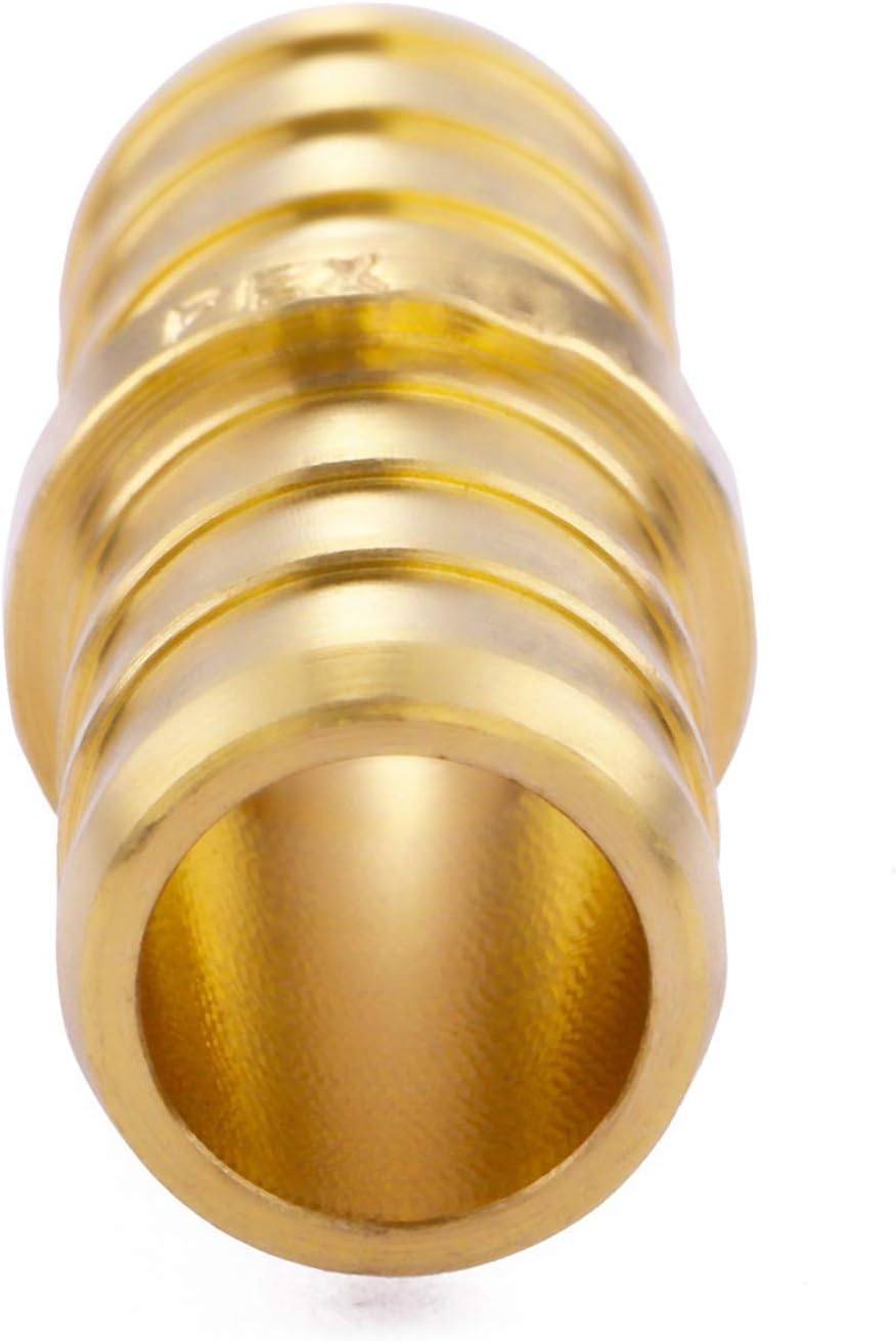 Acoplamiento PEX 1/2pulg latón sin plomo pack 10
