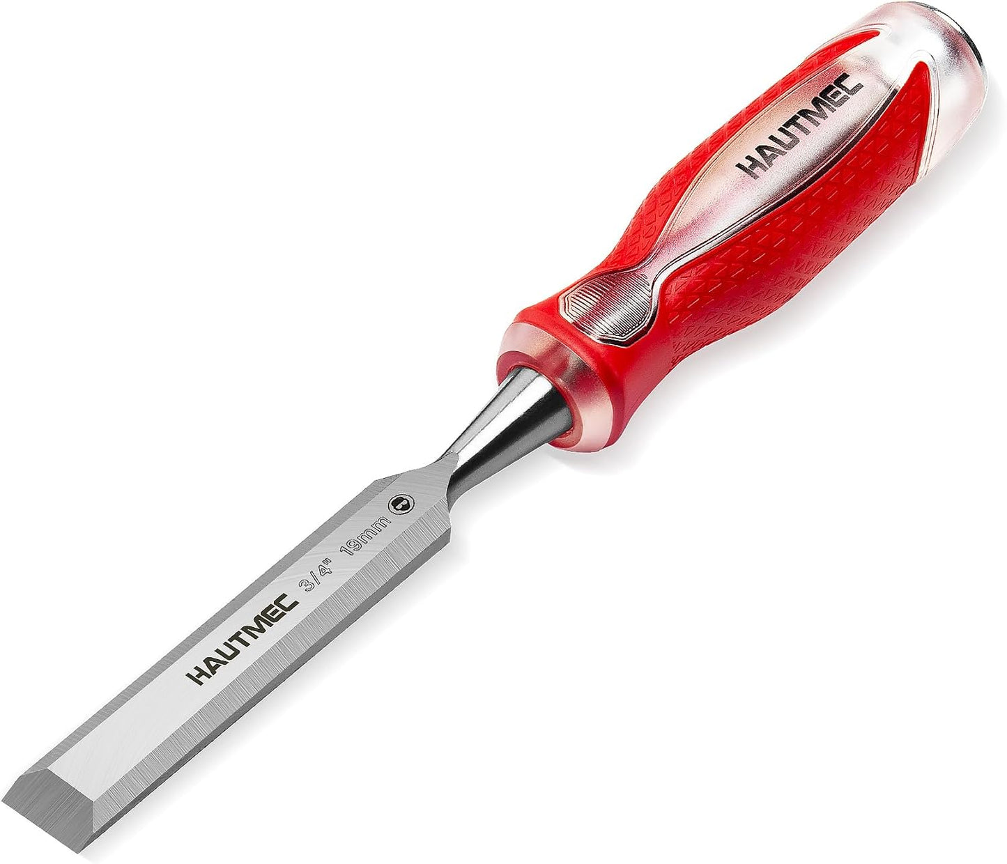Cincel madera 3/4pulg acero CR-V biselado mango antideslizante