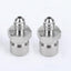 Adaptador freno 3/16" acero inox set 2