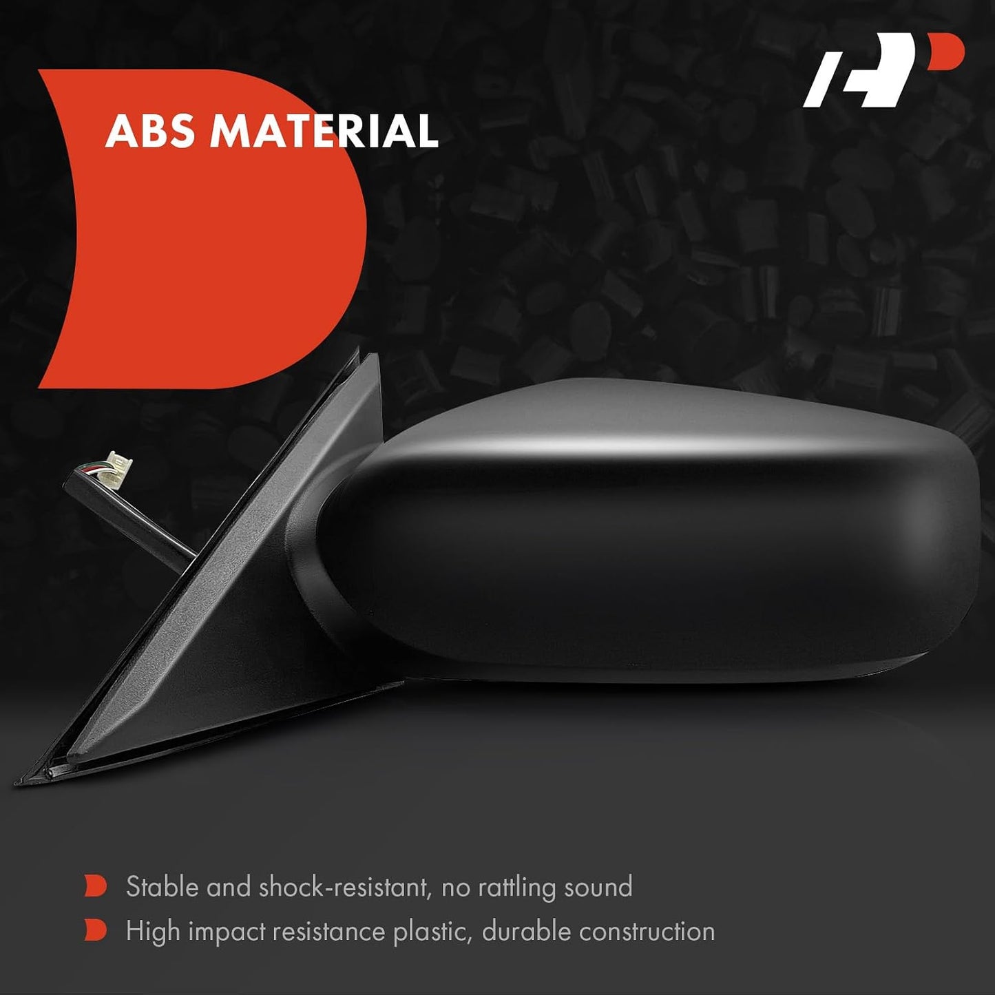 Espejo retrovisor exterior negro Nissan Altima sin