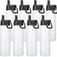 Botella agua aislada acero inox 22oz con popote doble pared
