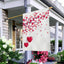 Banderas San Valentín 28x40pulg Árbol Arpillera Doble Cara