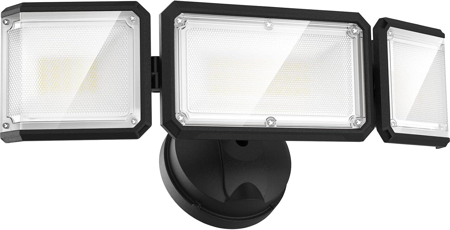 Luz inundación exterior LED 42 W 4200 lm 3 cabezales