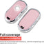 Protector llave Buick con cadena piel genuina cristal