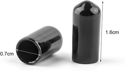 200 Cubiertas Antipolvo con Tapa Goma Botella Licor Negro