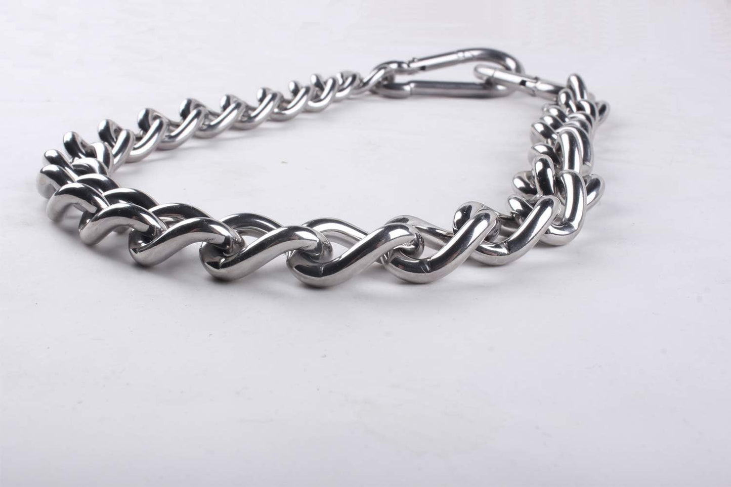 2 Cadenas Acero Inox 25" Mosquetón 400lb para Hamaca