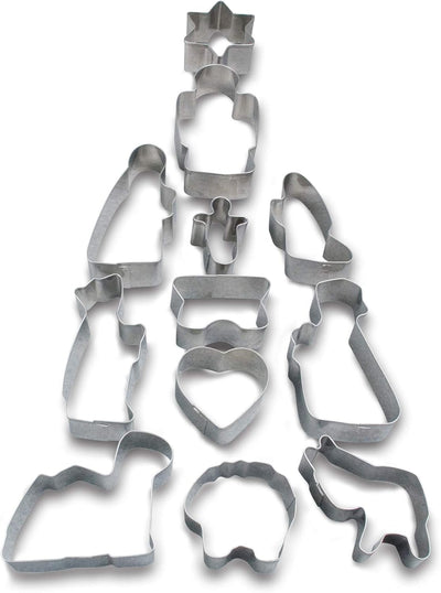 Set 12 Cortadores Galletas Acero Inox