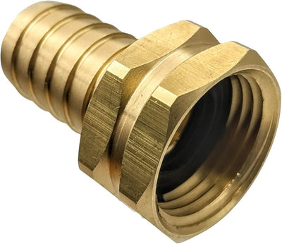 Adaptador manguera jardín latón 3/4" conector GHT resistente