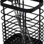 Soporte utensilios acero inox 6x4x3" negro encimera