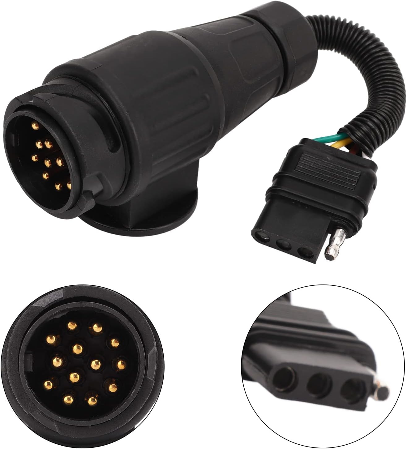 Adaptador remolque 13v a 4v UE a EE.UU. para RV