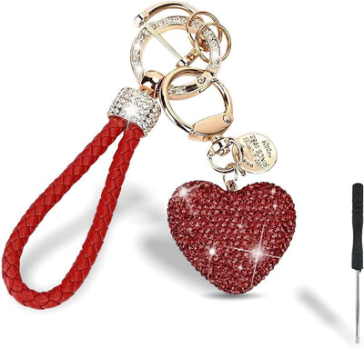 Llavero corazón strass para mujer regalo navidad