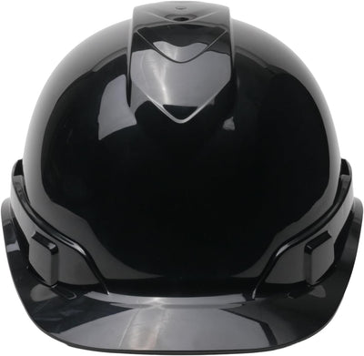 Casco duro Pyramex trinquete 4 puntos color negro