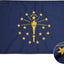 Bandera Indiana 3x5ft bordada poliéster resistente