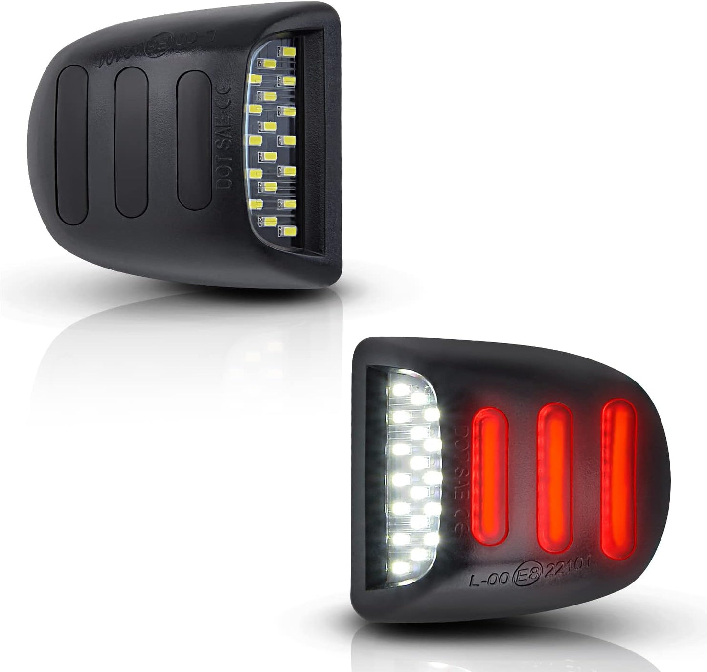 Luz LED matrícula roja para Cadillac Escalade Chevy