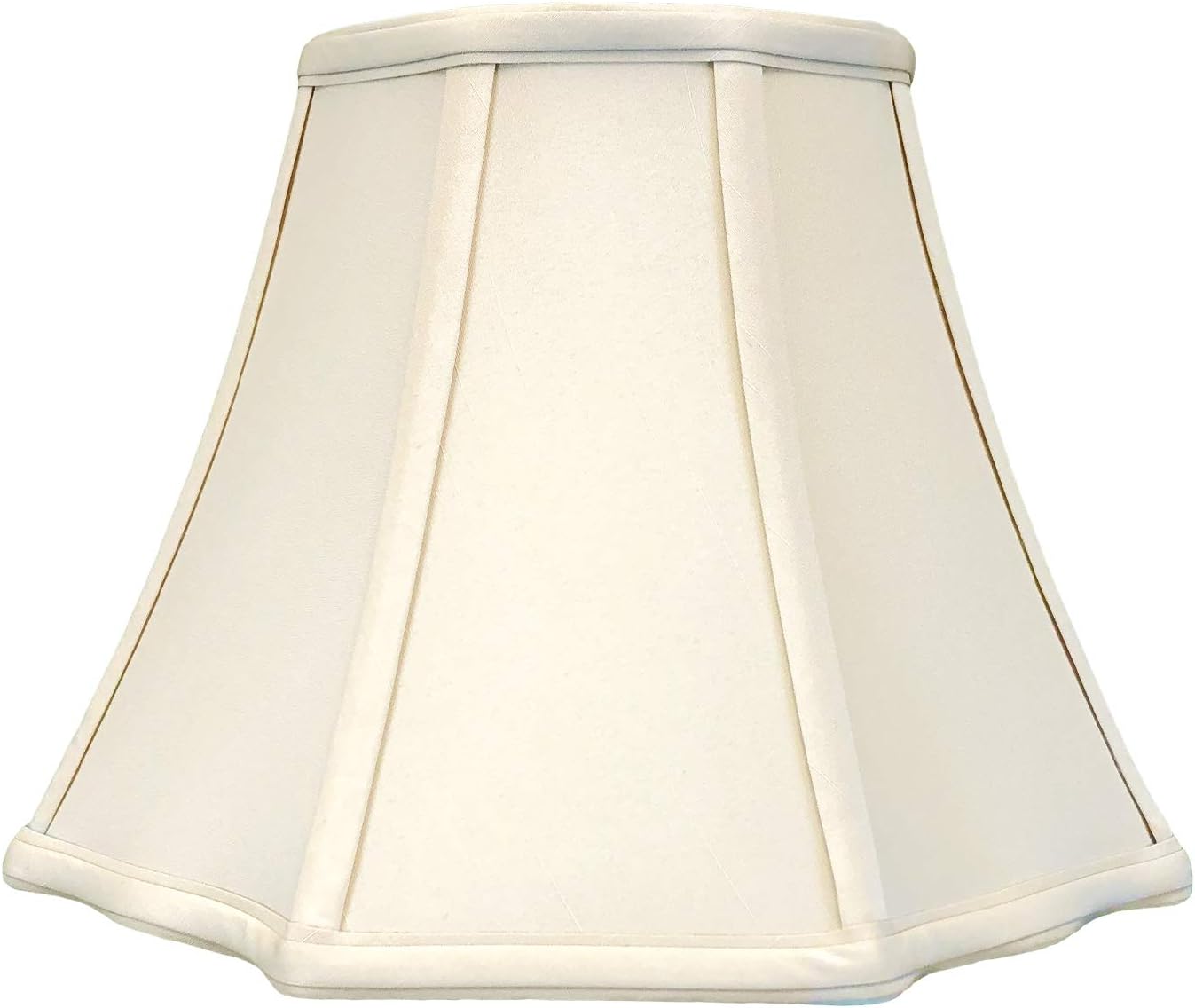 Pantalla lámpara exterior festoneada 5x10x8pulg beige