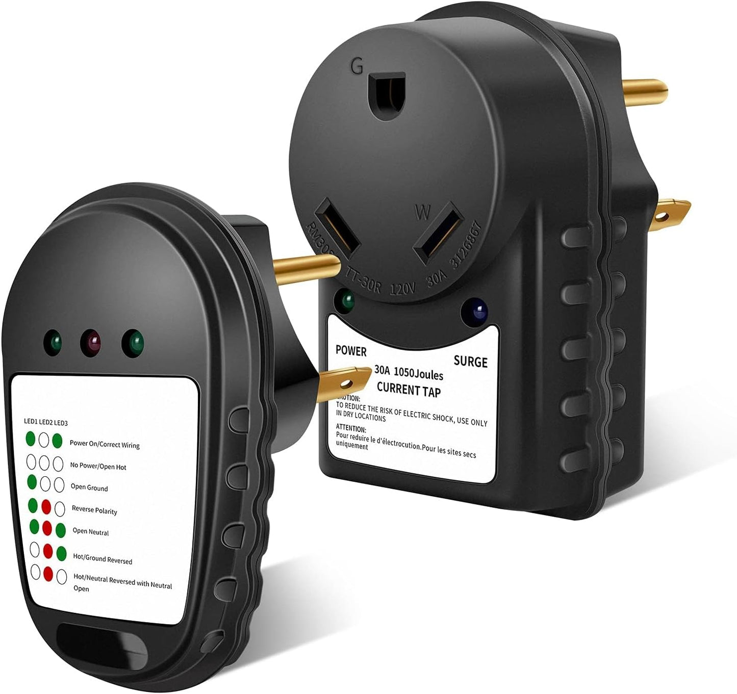 Probador circuito sobretensión RV 30A 1050J con LED Nema